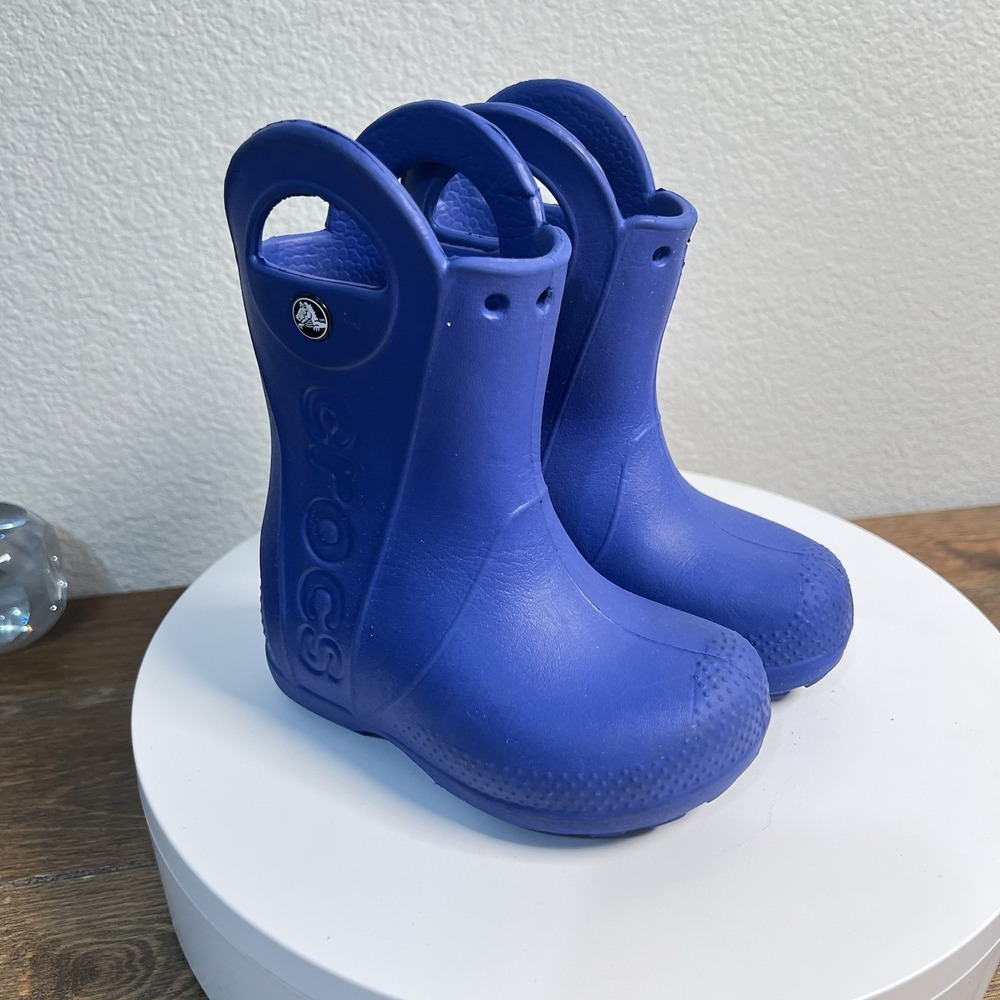 CROCS Kids Blue Rain & Snow Boots